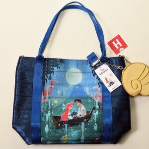 Harveys Disney Little Mermaid 30th Poster Tote USA with Shell Pouch